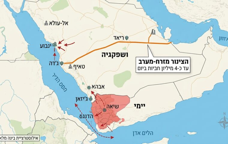 ינבוע ותשתיות הנפט הסעודיות תחת איום
