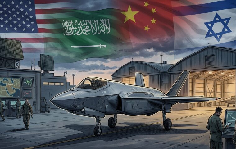 אילוסטרציה לכתבה על עסקת F-35 לסעודיה והחשש מחשיפת טכנולוגיה לסין