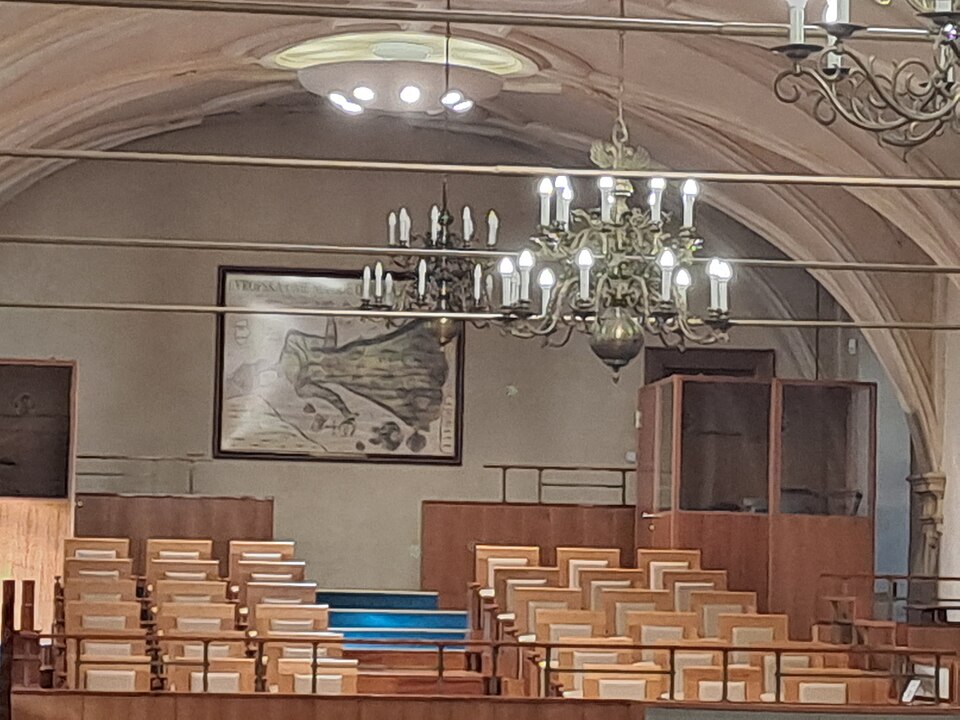 אולם הסנאט של צ׳כיה בארמון ולנשטיין בפראג, צילום ארכיון משנת 2023