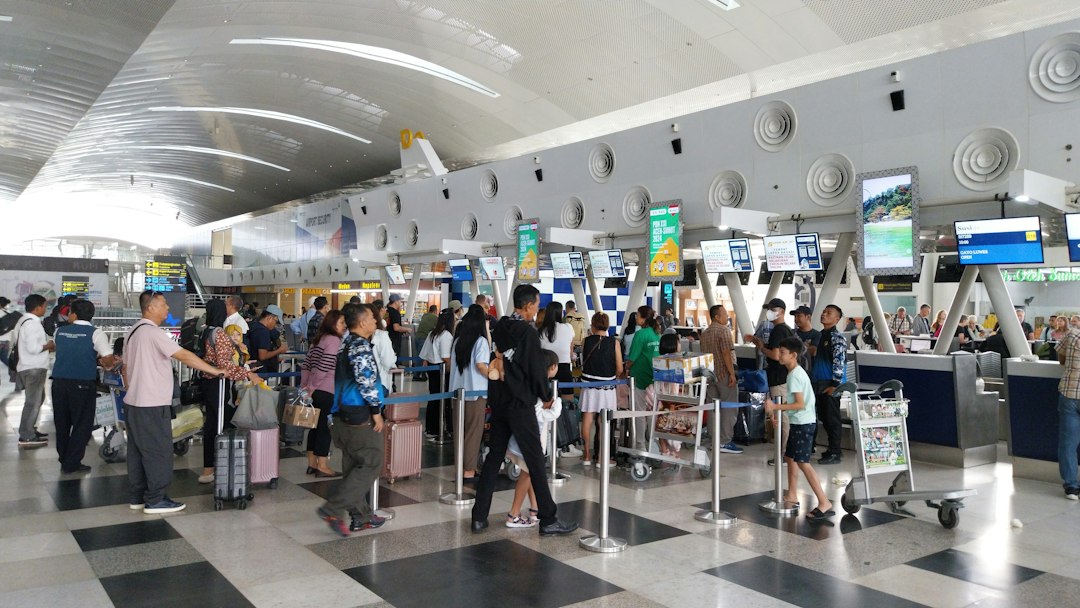 תור נוסעים בשדה תעופה — אילוסטרציה לביקורת גבולות EES