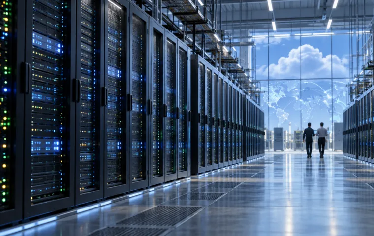 אילוסטרציה לעסקת Tencent ו-Oracle: מרכז נתונים ושרתי AI