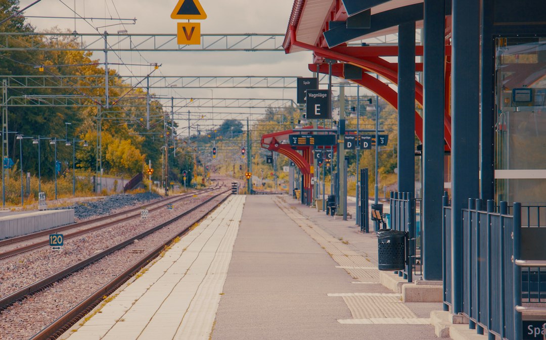 רכבת בתחנה באירופה — אילוסטרציה למדריך רכבות