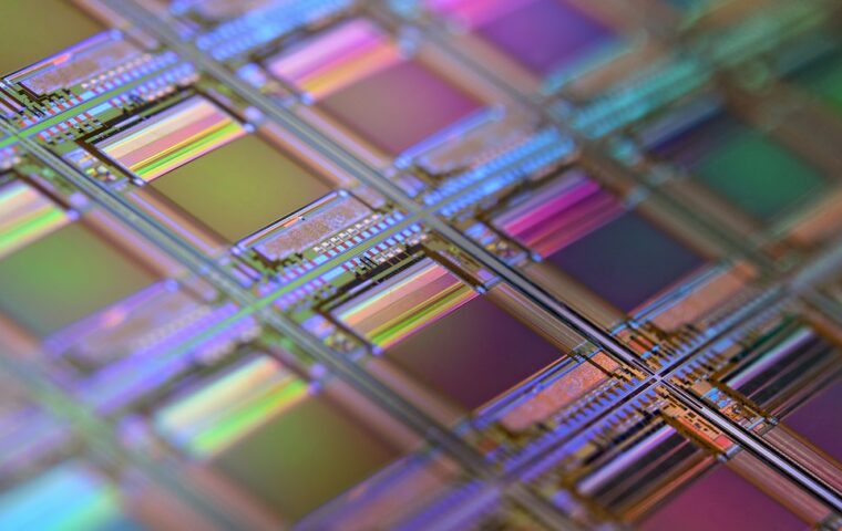 פרוסת שבבי סיליקון – אילוסטרציה לדוחות TSMC