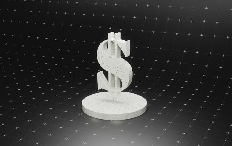 מטבע עם סמל דולר – צילום המחשה למטבעות יציבים USDT ו-USDC